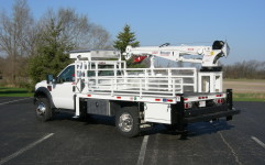 Crane truck body.